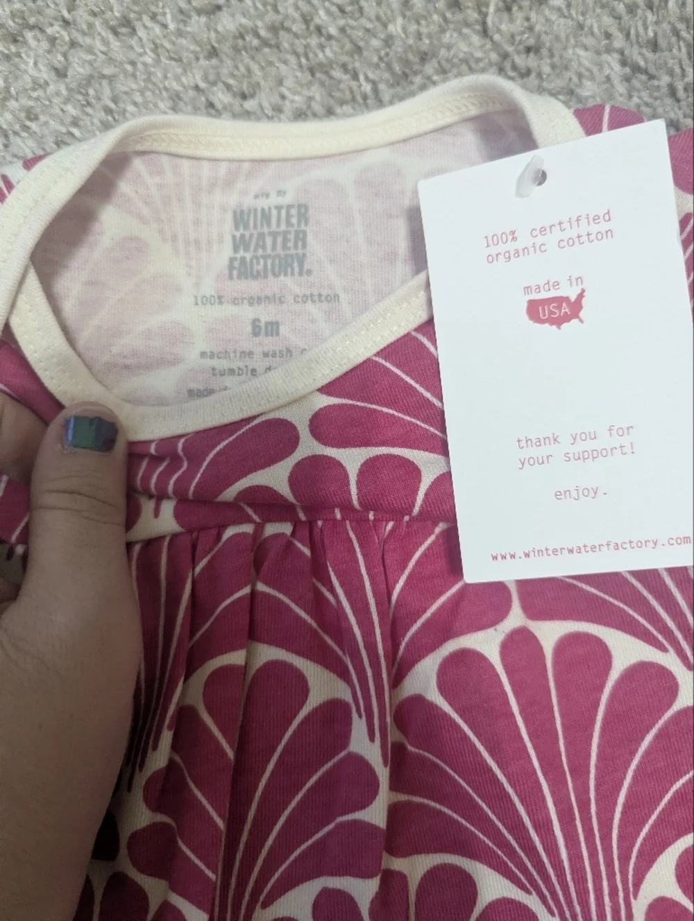 Winter Water Factory Seashell Dress NWT